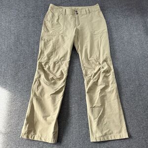 Patagonia Borderless Hiking Pants Women's 10 Lightweight Tan Outdoor Gorpcore
